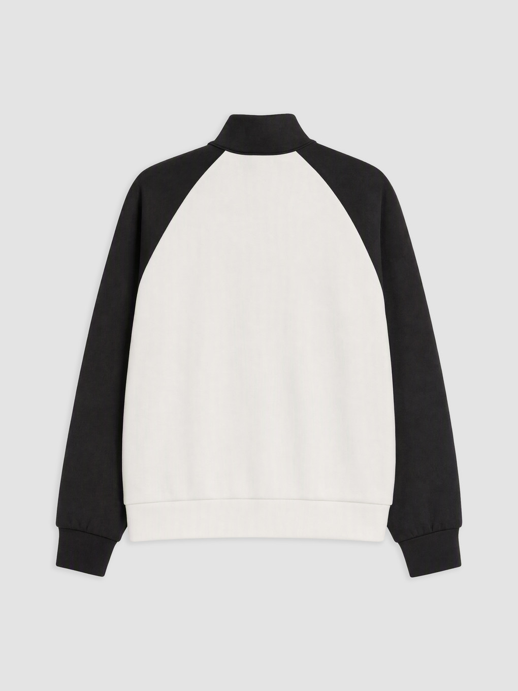 Beyaz Soft Touch Oversize Kadın Sweatshirt-1