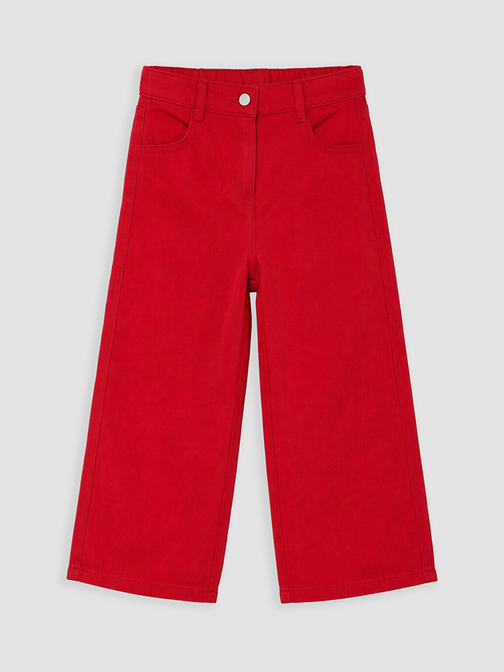 Girl Red Trousers