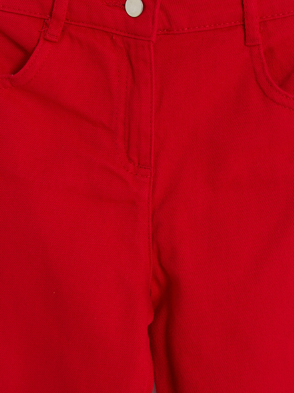 Girl Red Trousers-1