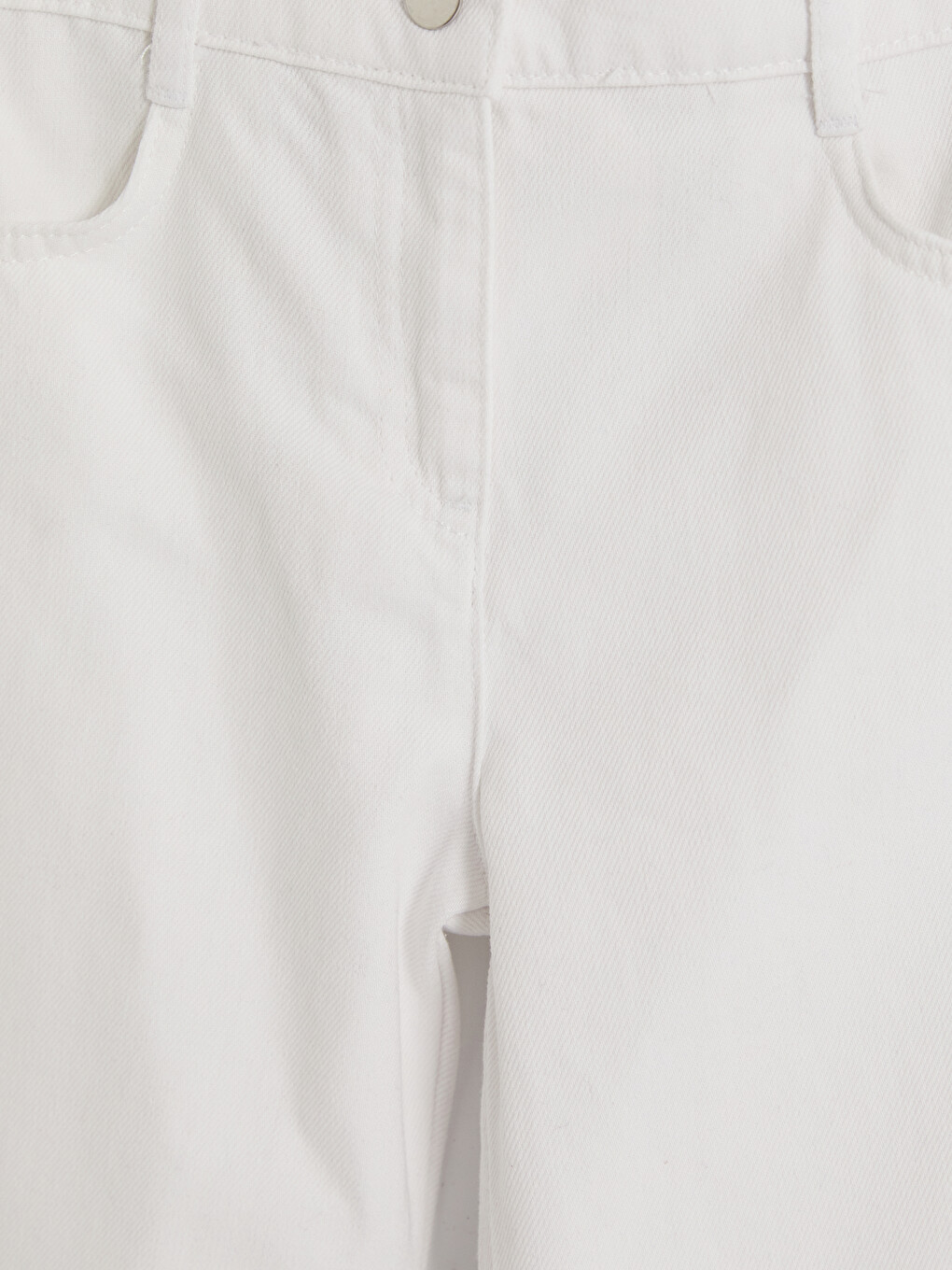 Girl White Trousers-1