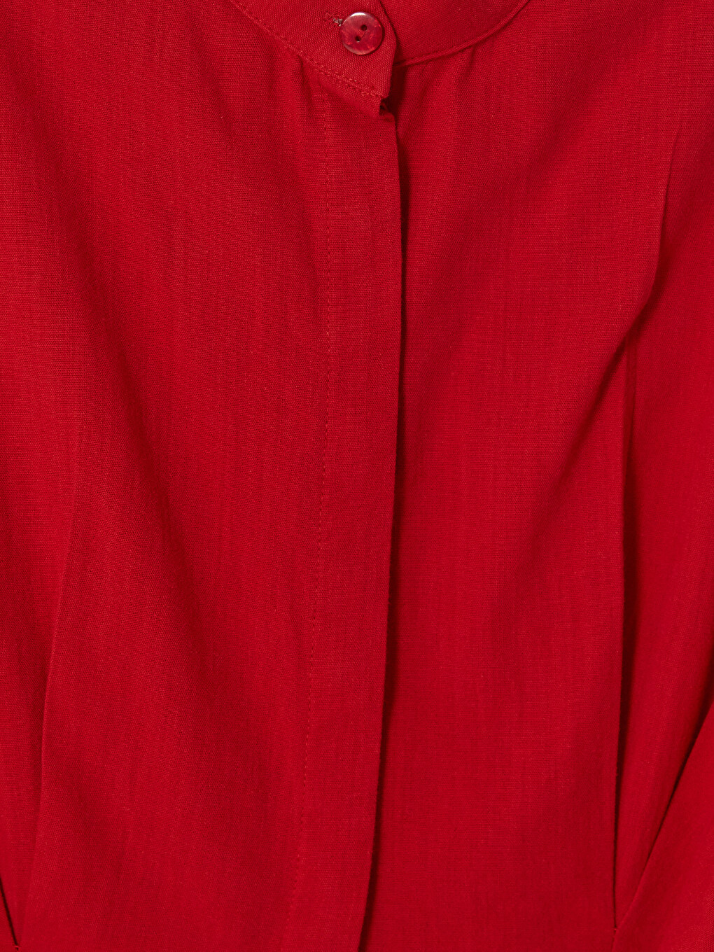 Woman Red Shirt Tunic-1