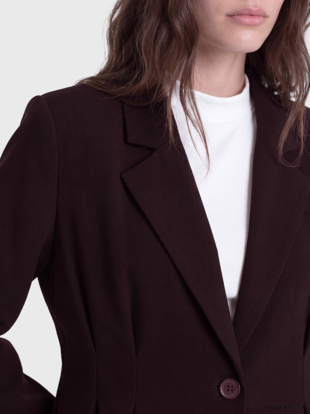 Women's Pleated Blazer Jacket-2