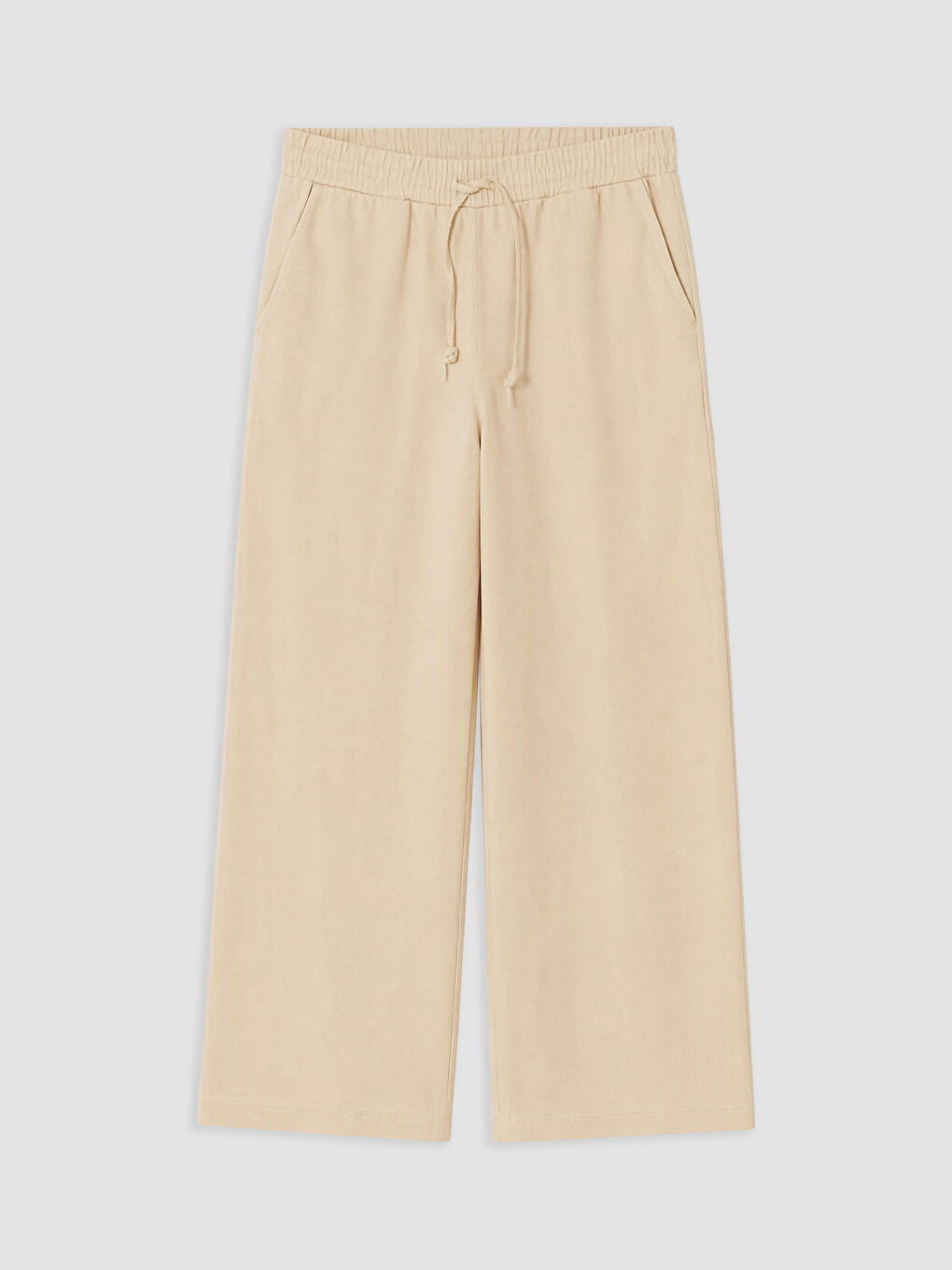 Elastic Waist %100 Cotton Women's Trousers