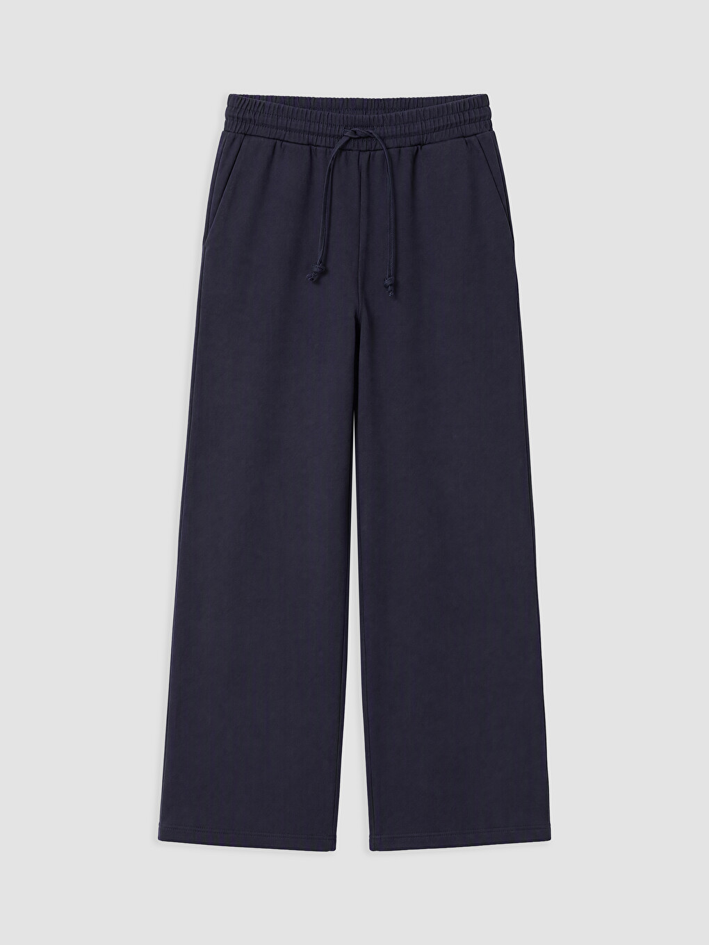 Elastic Waist %100 Cotton Women's Trousers