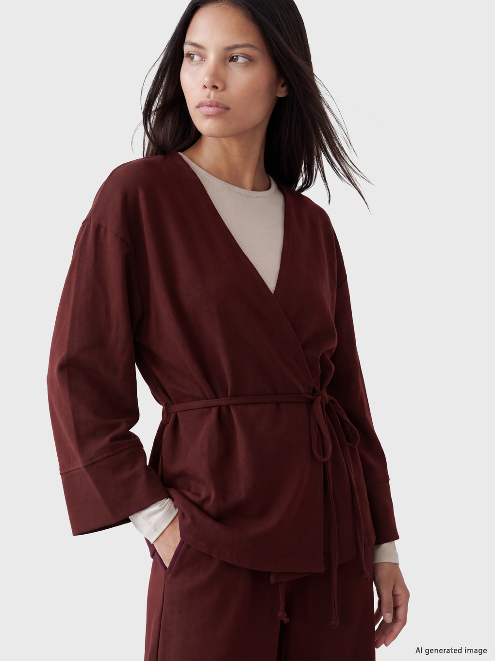 Tunique Femme À Col Croisé