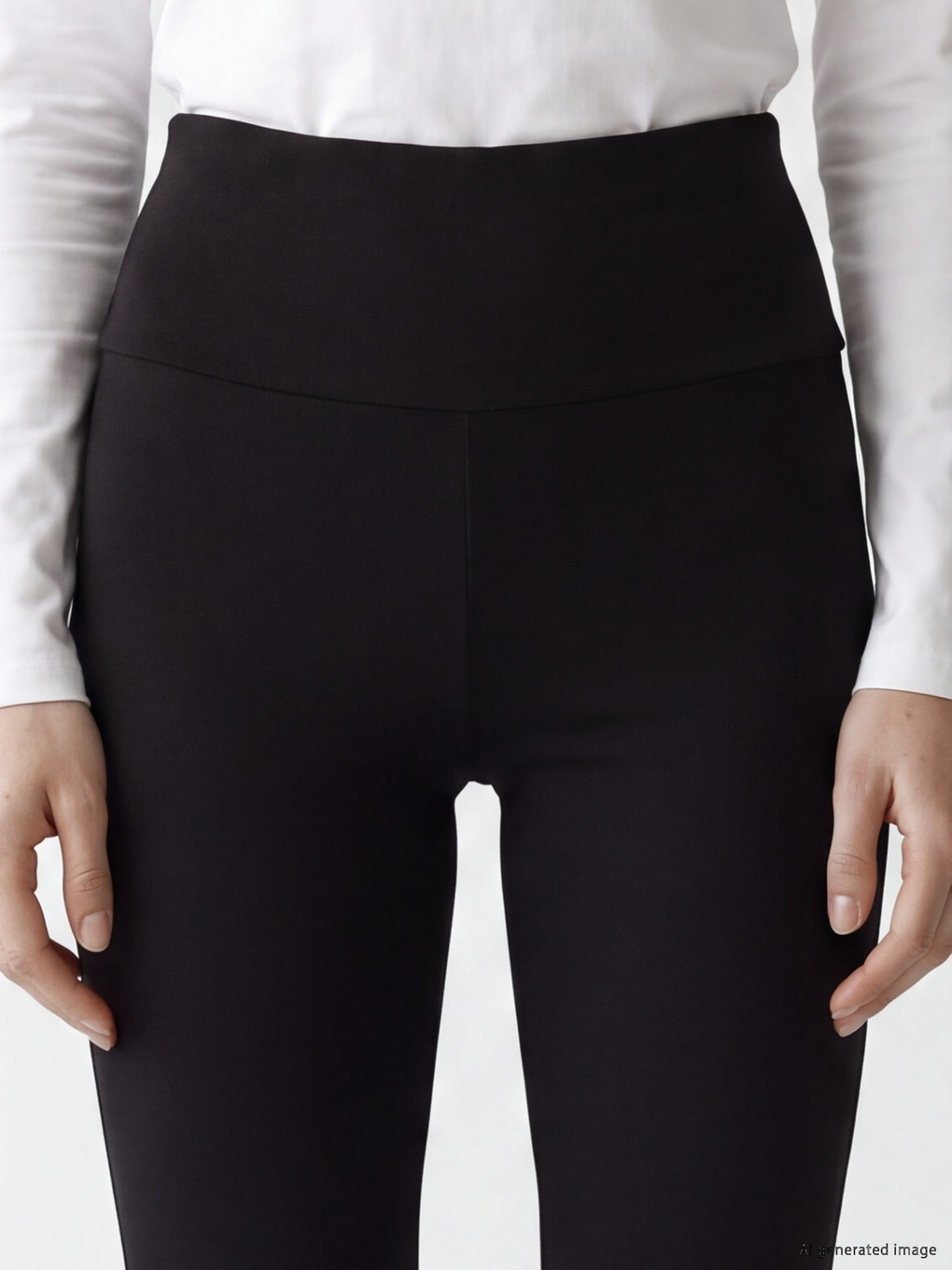 High Waisted Women's Flare Leggings Pants-2