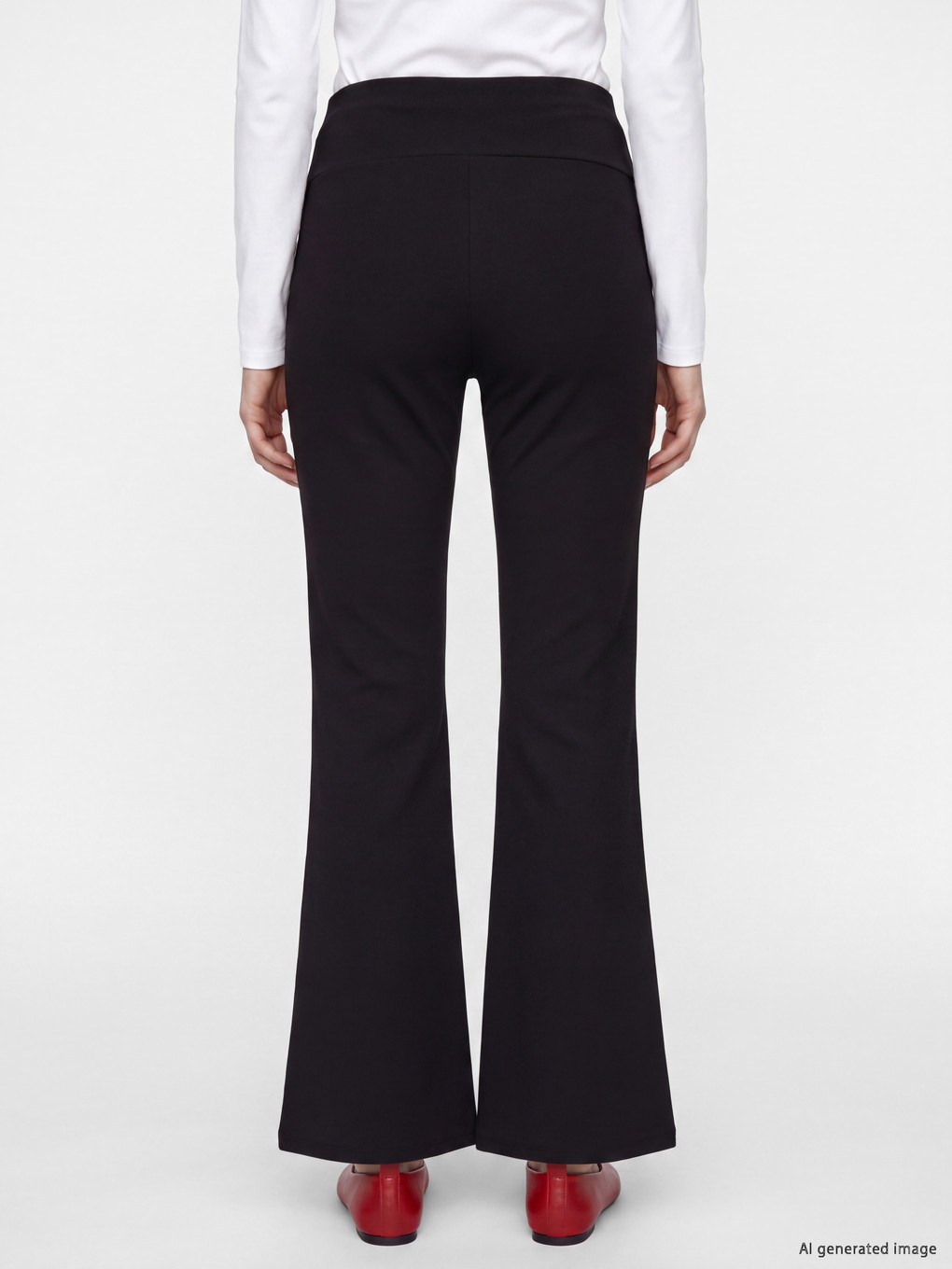 High Waisted Women's Flare Leggings Pants-3