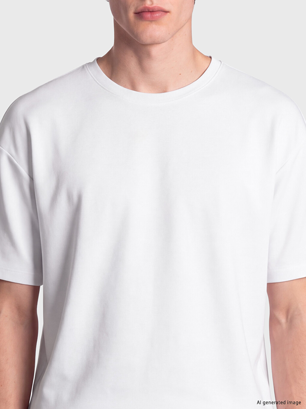 Crew Neck Jersey Men's T-shirt-2