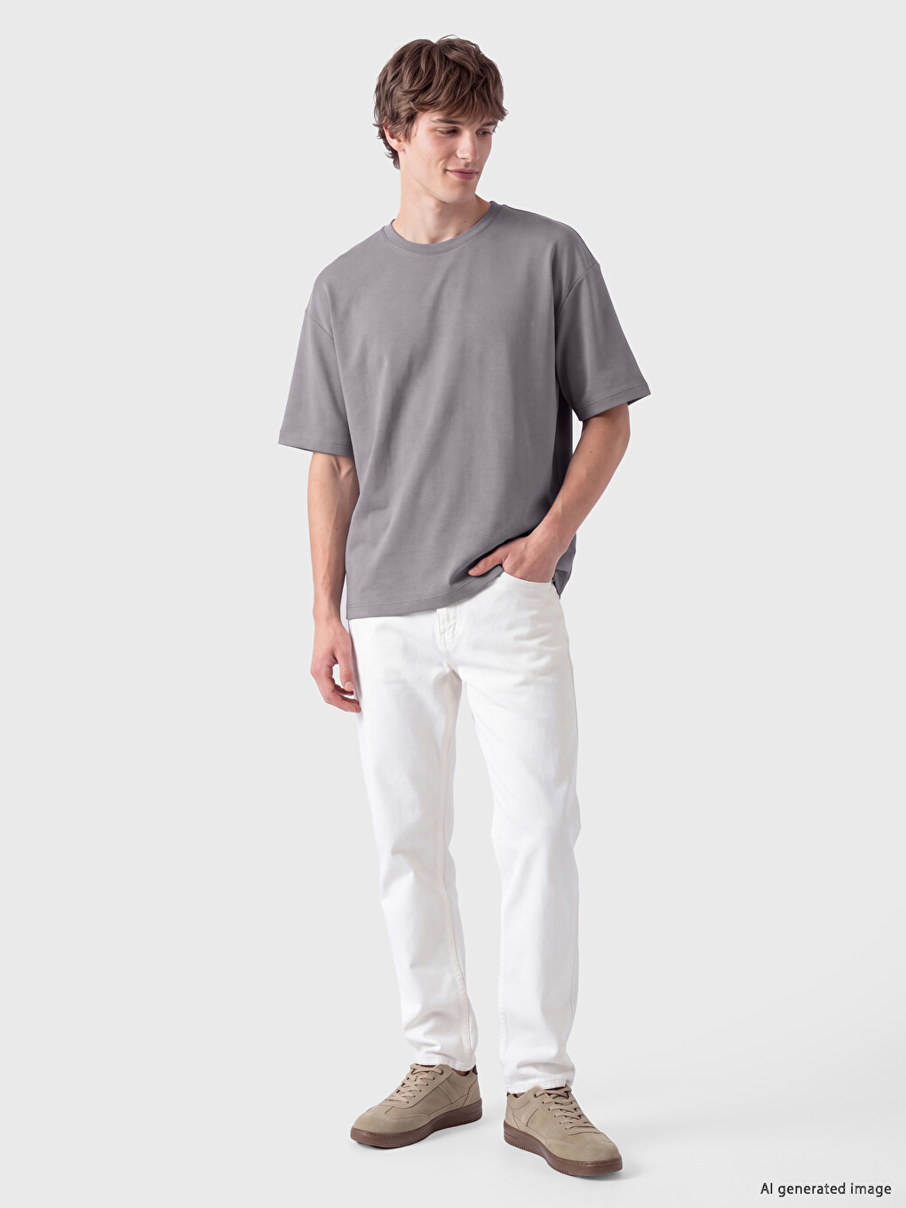 Crew Neck Jersey Men's T-shirt-1