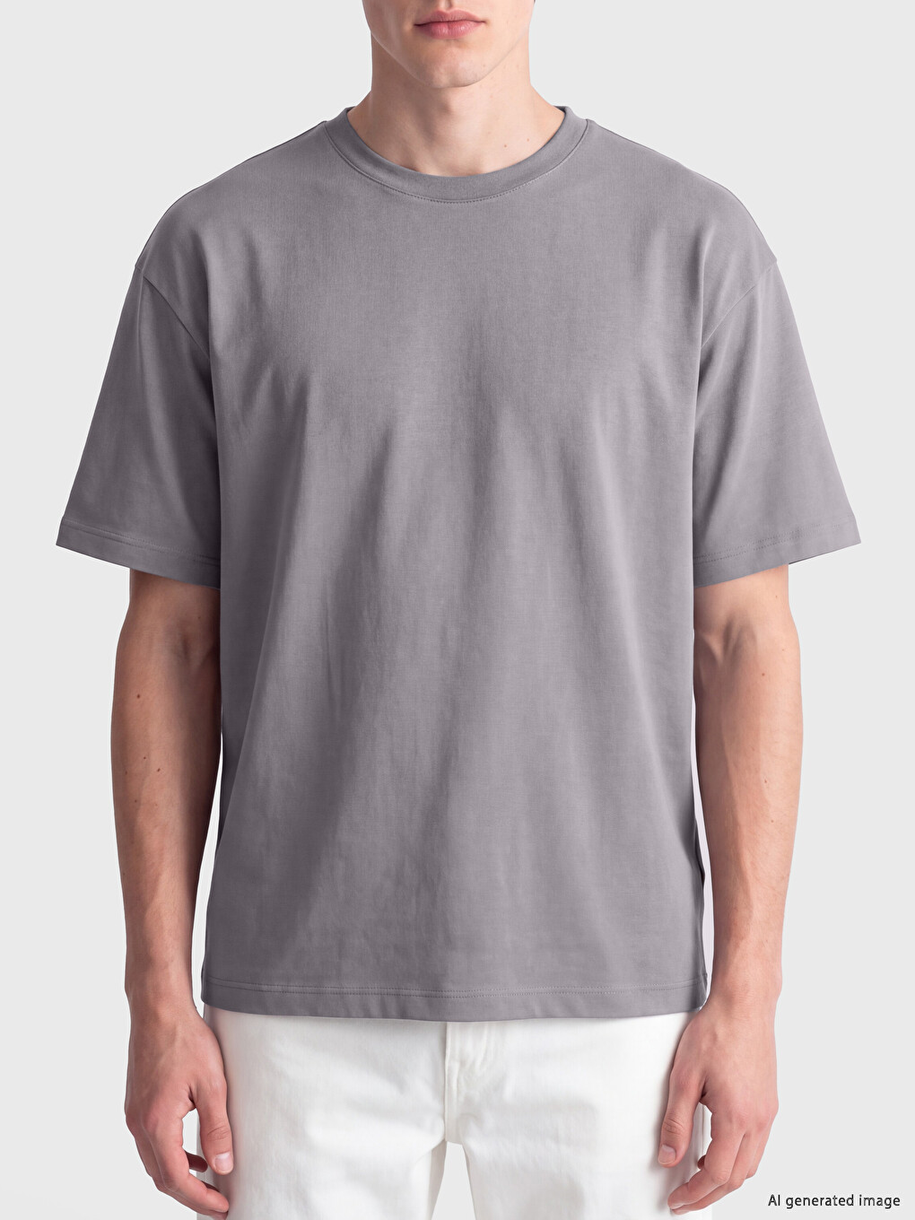 Crew Neck Jersey Men's T-shirt-2