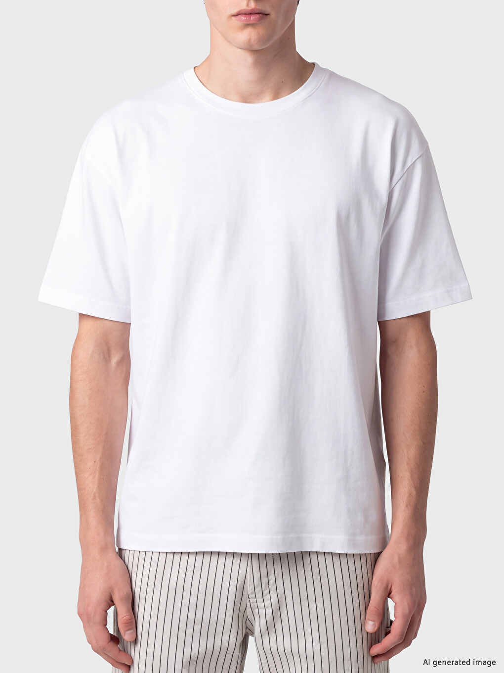 Crew Neck Jersey Men's T-shirt-2