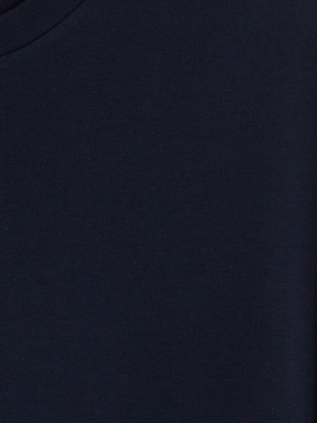 Lacivert Bisiklet Yaka Kadın Sweatshirt-4
