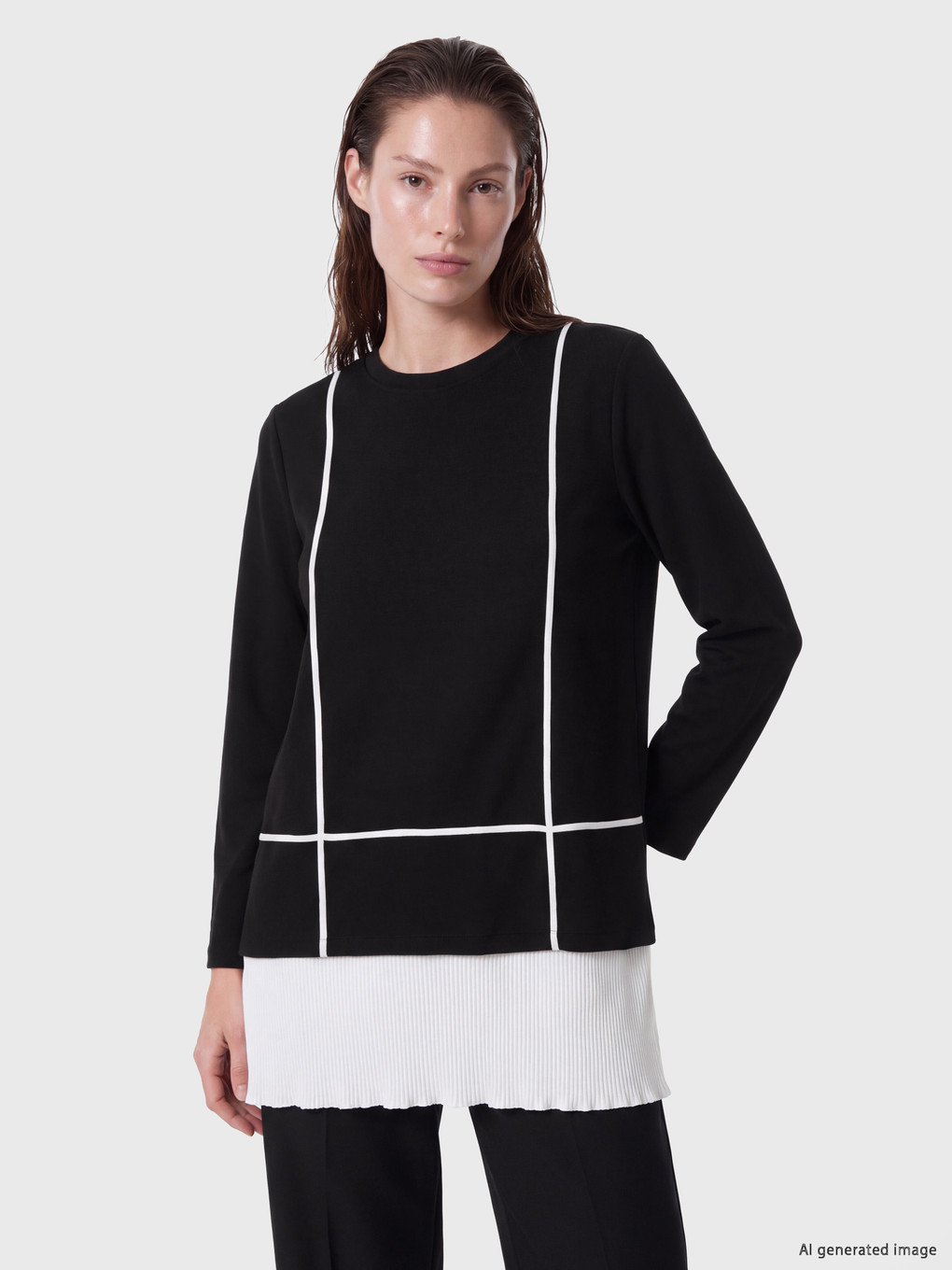 Woman Black Tunic