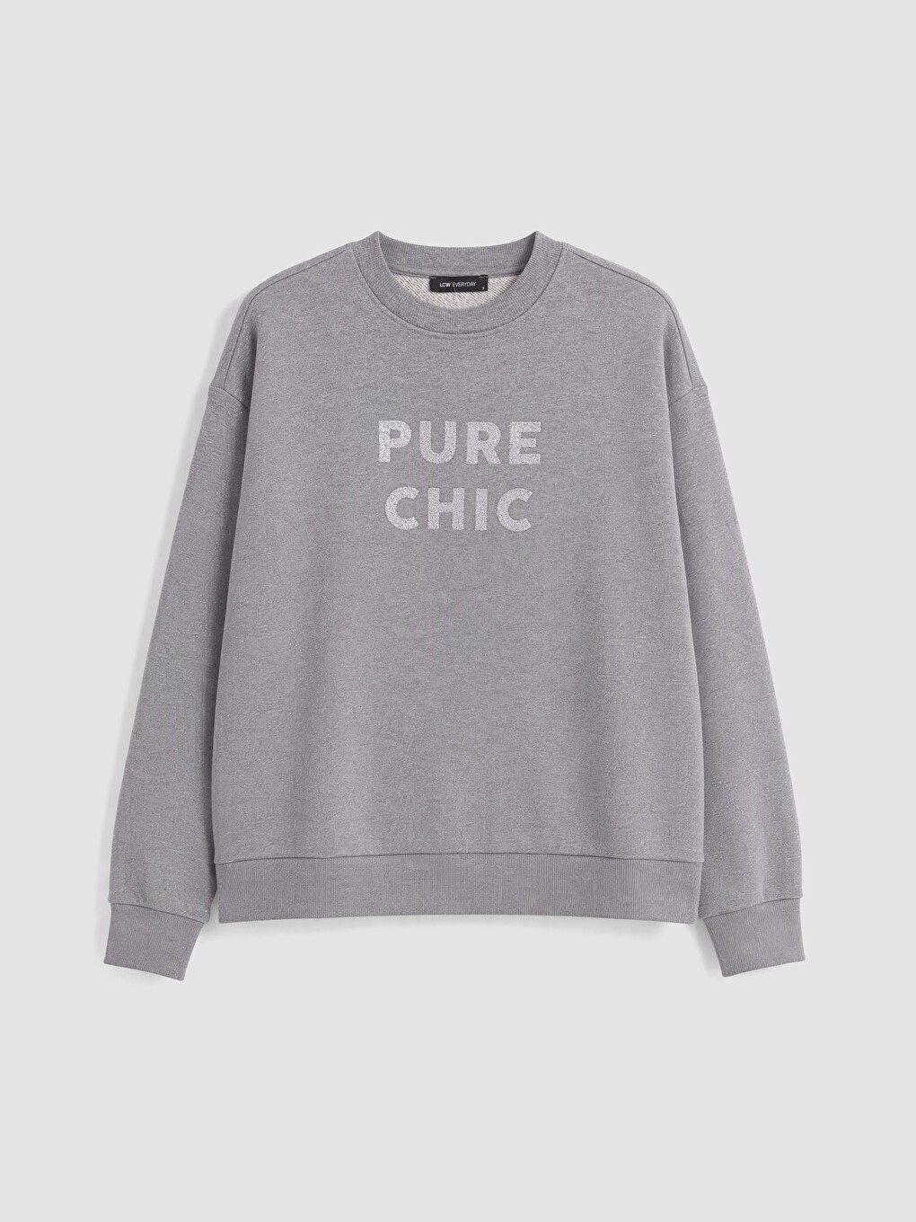 Glittery Embroidered Women's Sweatshirt