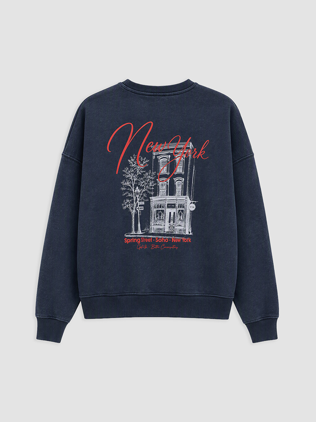 Woman Navy Sweatshirt-1
