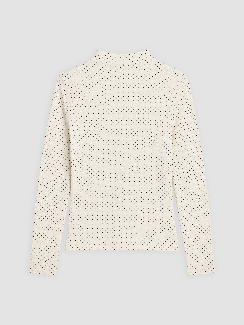 Mock Neck Polka Dot Women's Body-1