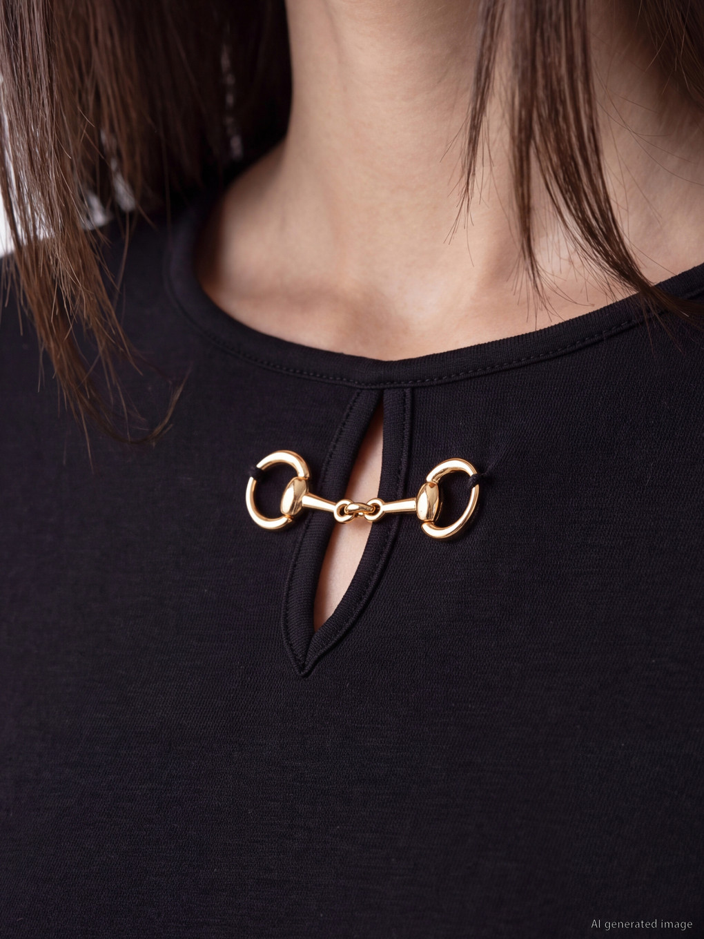 Siyah Pencere Detaylı Soft Touch Kadın Body-2