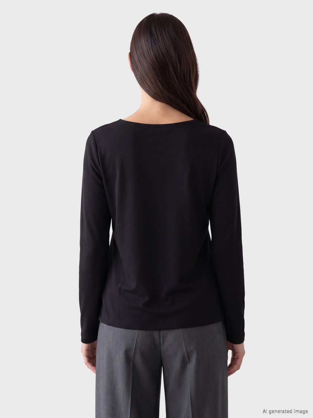 Siyah Pencere Detaylı Soft Touch Kadın Body-3
