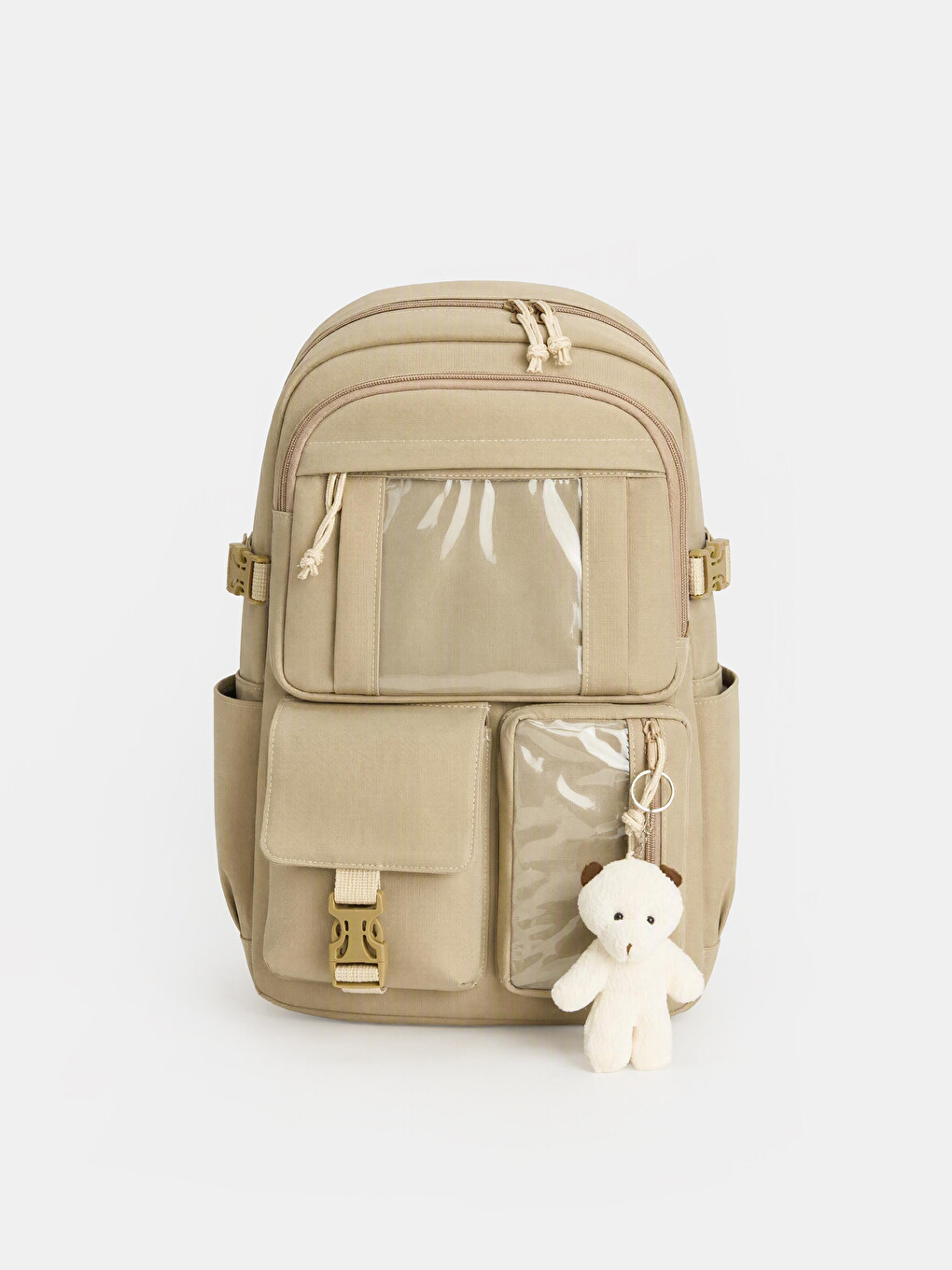 Teddy Bear Accessorized Women's Backpack-1