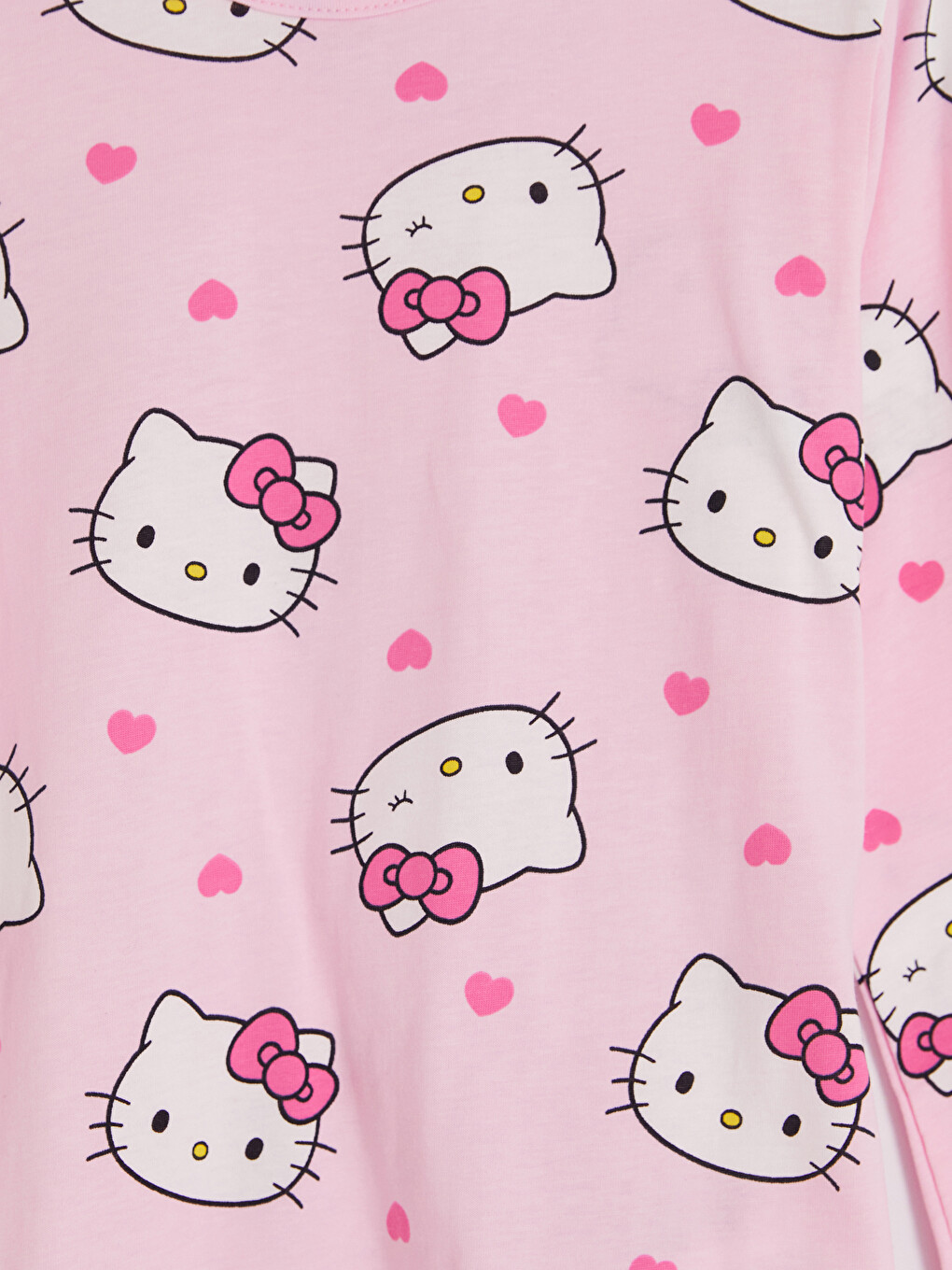 Set Pizhamash Hello Kitty I Stampuar Për Vajza-5