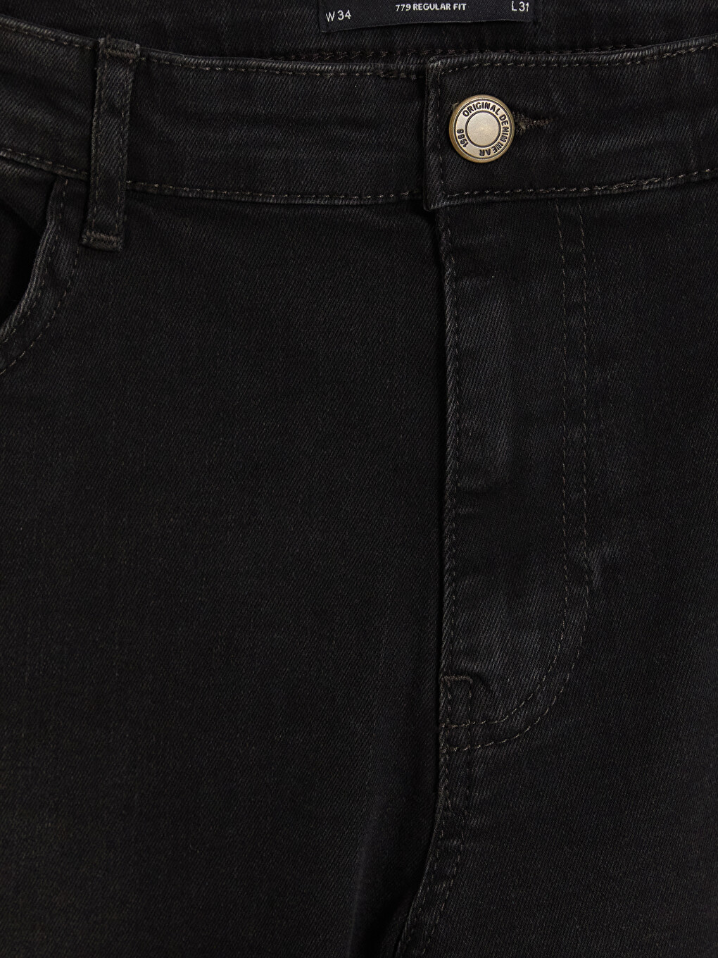 Siyah 779 Regular Fit Erkek Jean Pantolon-2