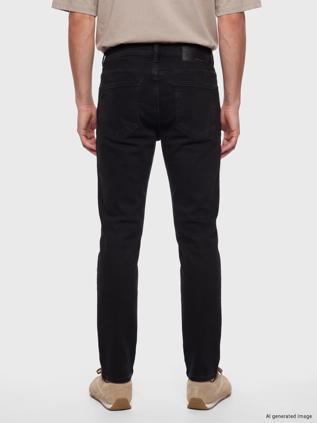 Siyah 750 Slim Fit Erkek Jean Pantolon-3