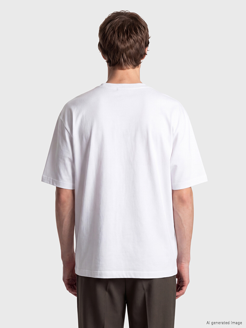Crew Neck Jersey Men's T-shirt-3