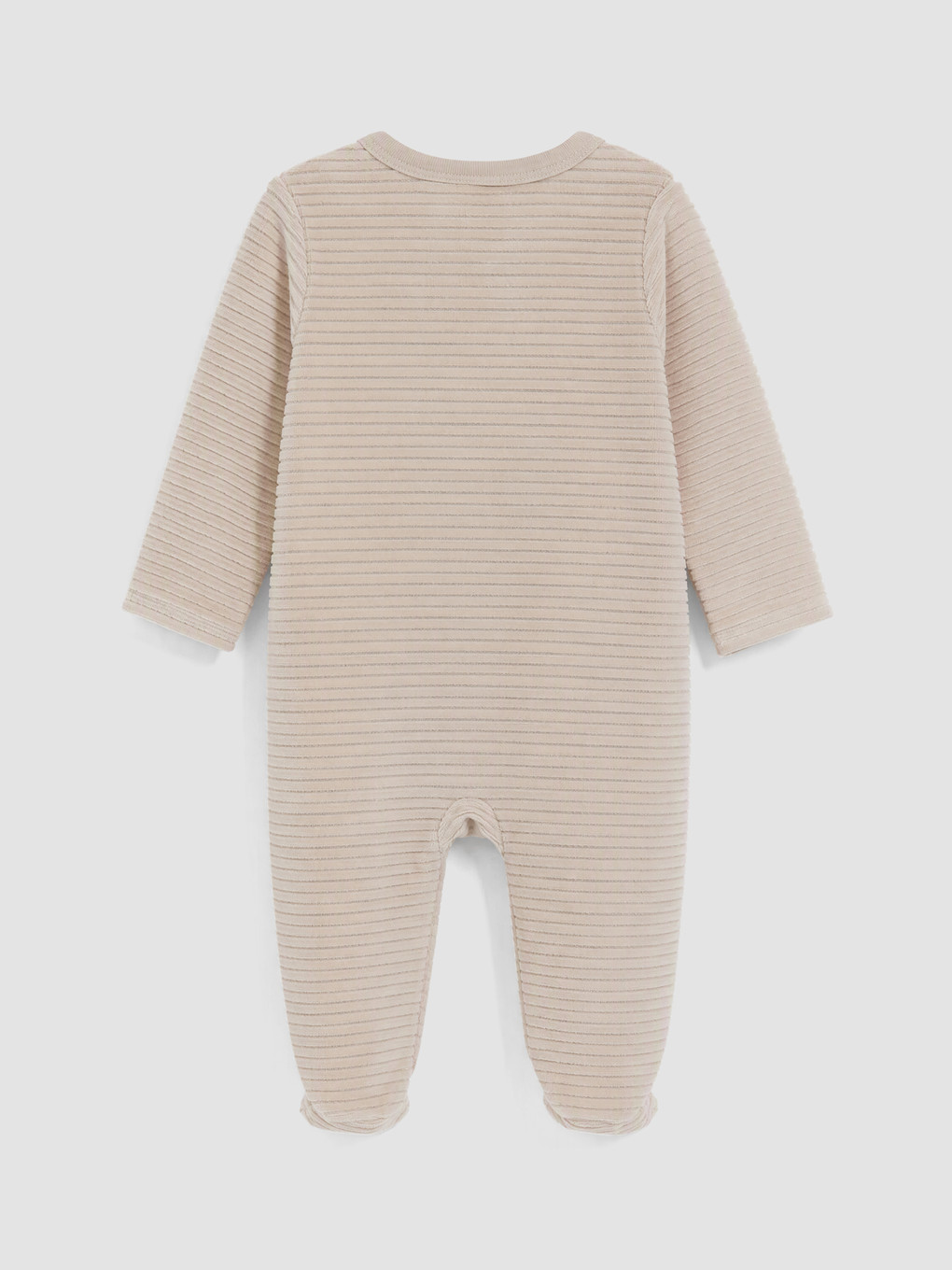 Baby Boy Beige Jumpsuit-2