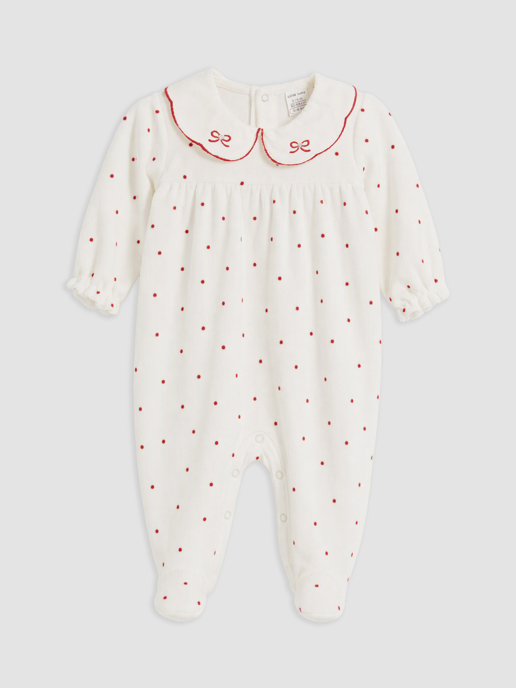 Baby Girl Ecru Jumpsuit