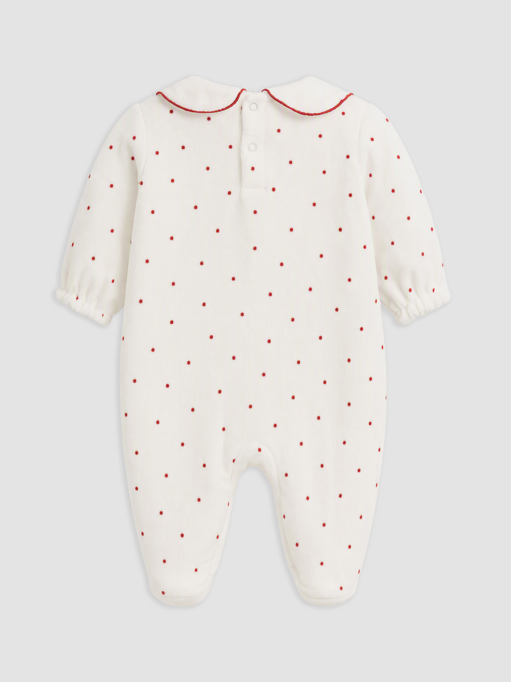 Baby Girl Ecru Jumpsuit-1