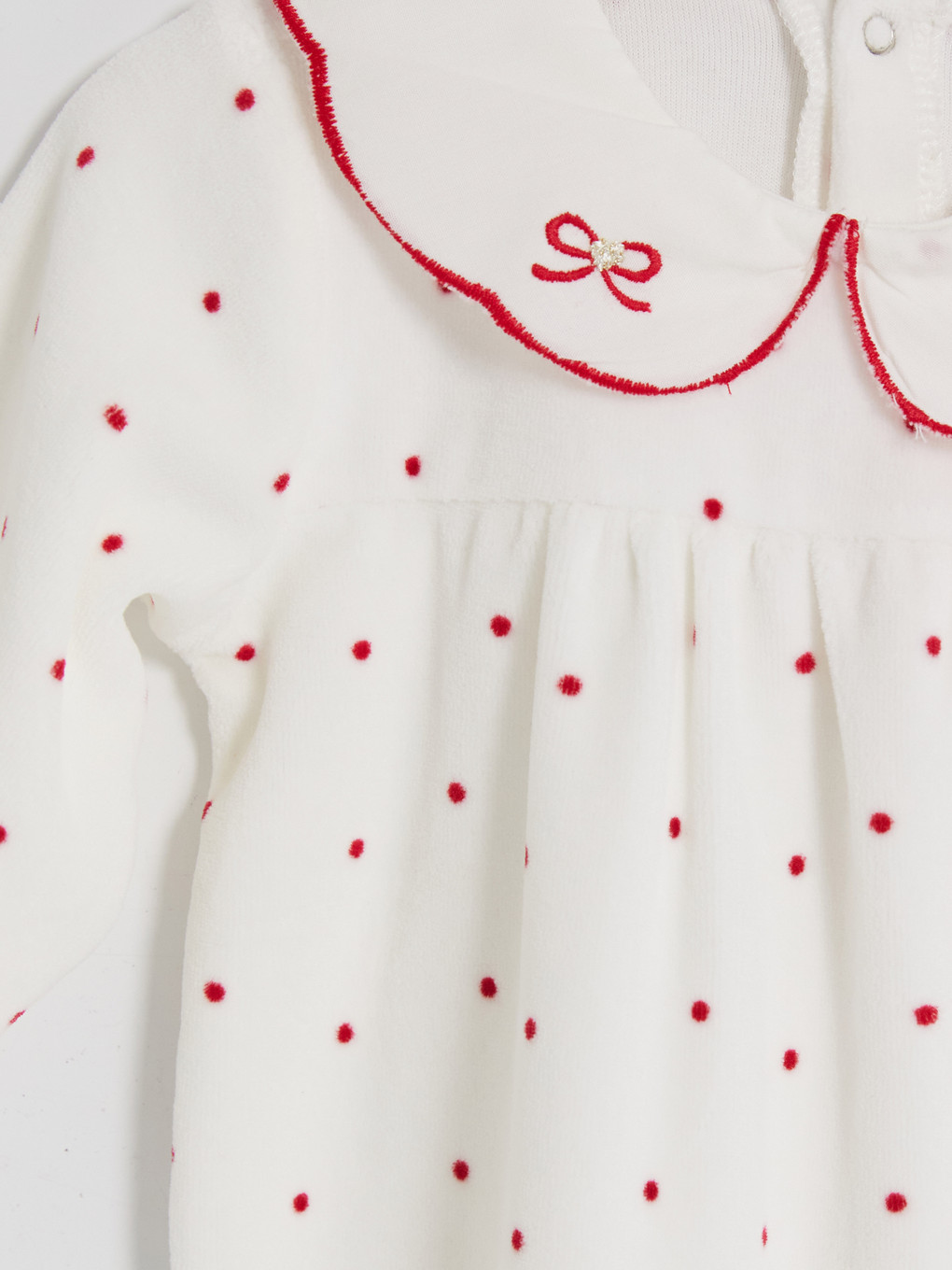 Baby Girl Ecru Jumpsuit-2