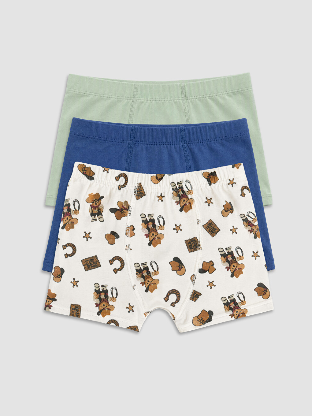 Karışık 3'lü Erkek Çocuk Boxer-5