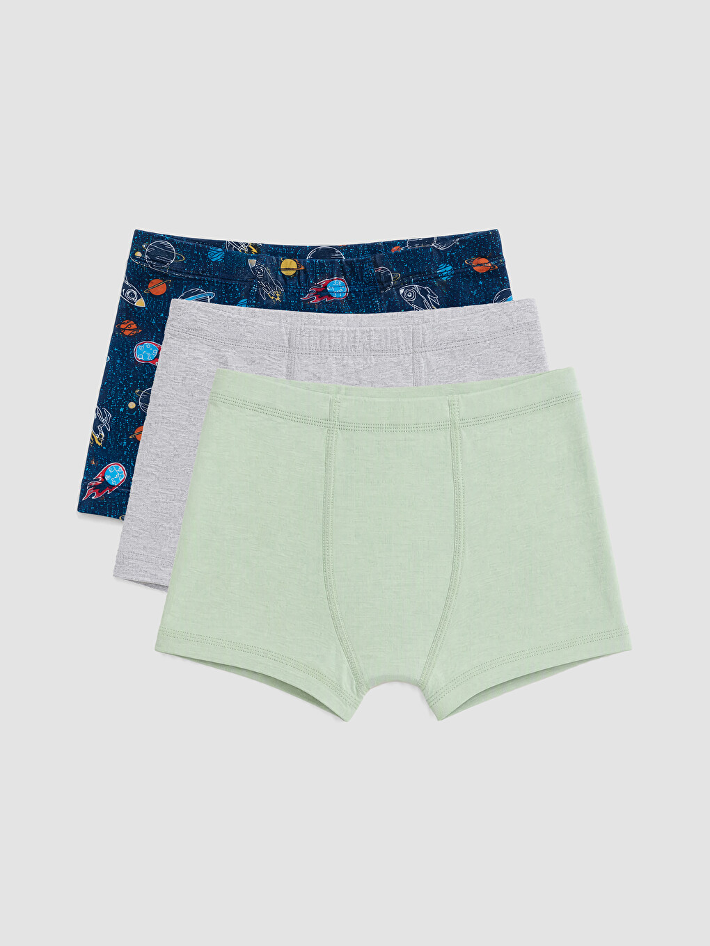 Karışık 3'lü Erkek Çocuk Boxer-5