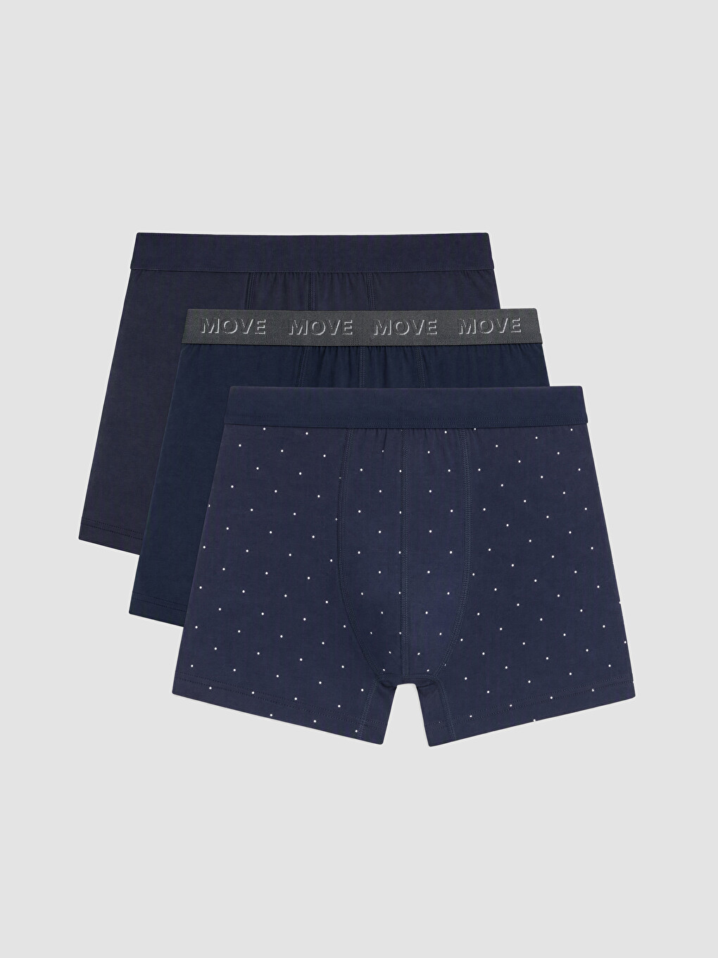 Karışık Pamuklu Kumaş Erkek Boxer 3'lü