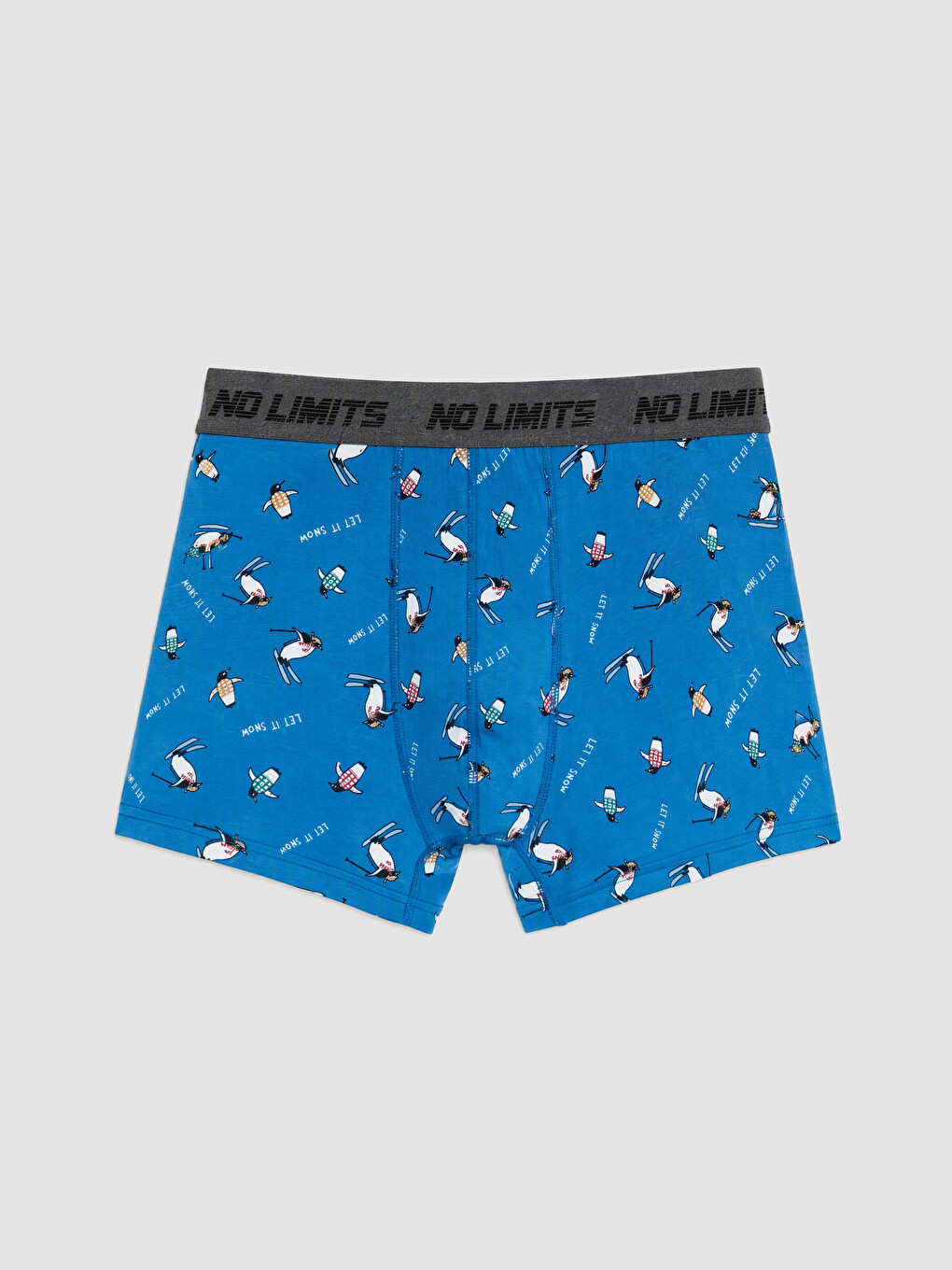 Karışık Pamuklu Esnek Erkek Boxer 3'lü Paket-2