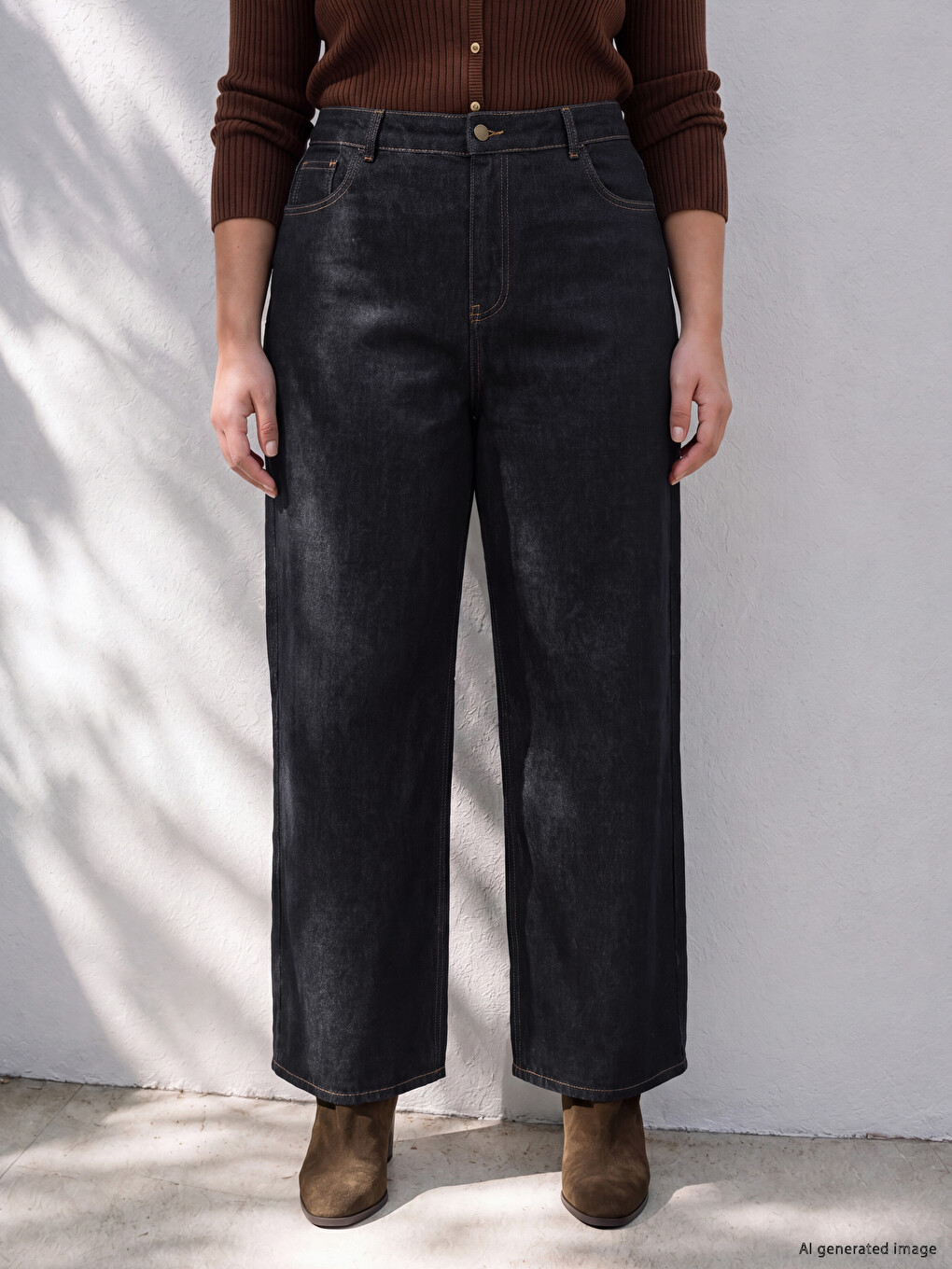 Woman Navy Jeans-1