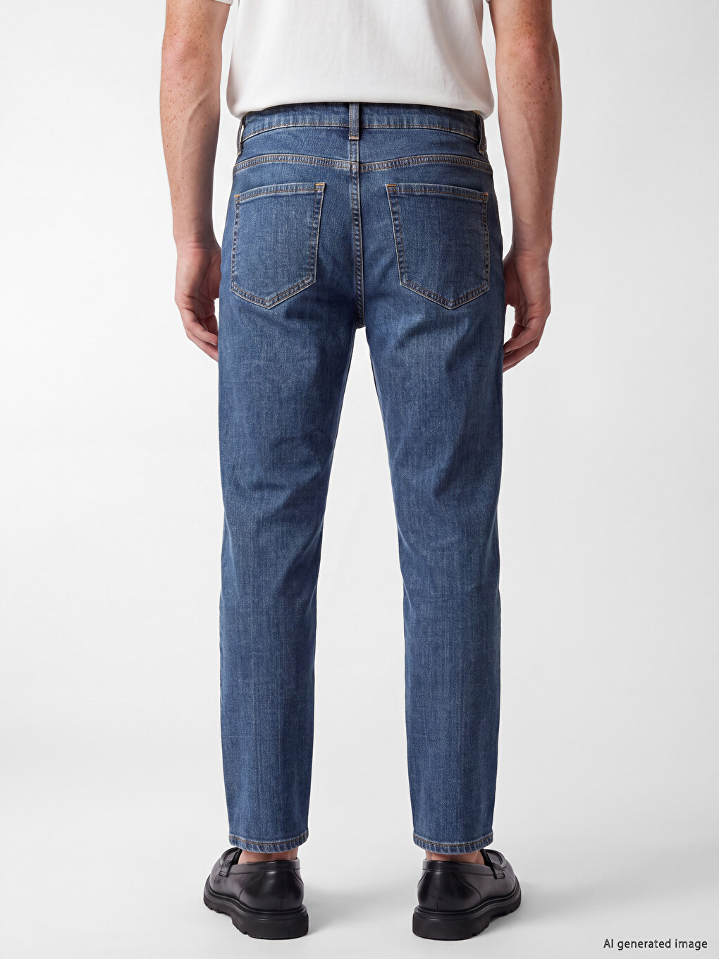 Yeşil 790 Relax Fit Erkek Jean Pantolon-3