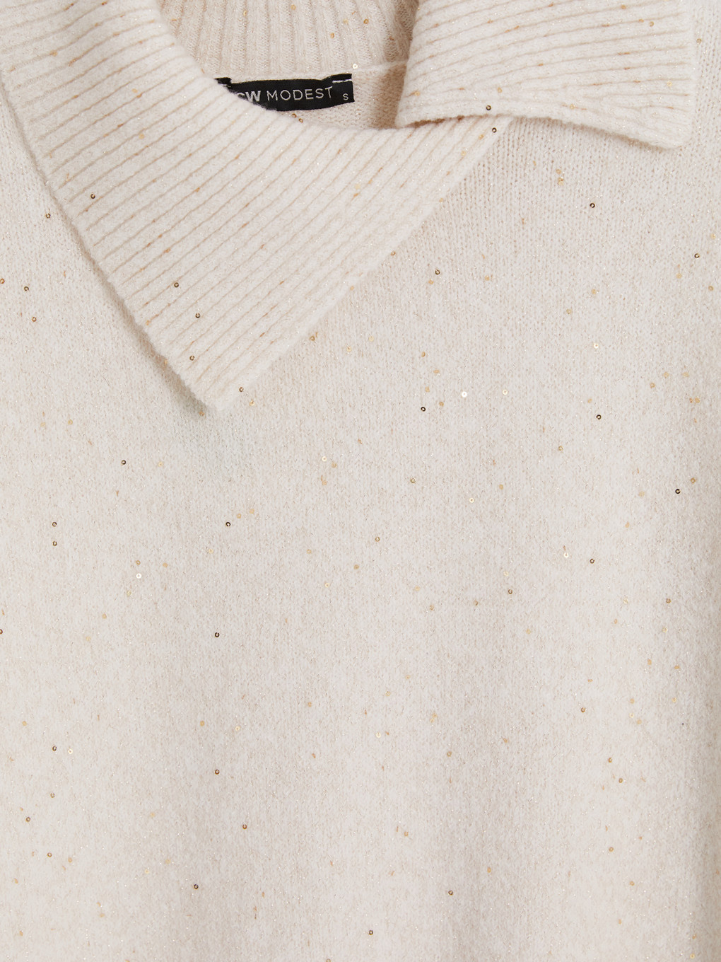 Asymmetric Mock Neck Women's Knitwear Tunic-2