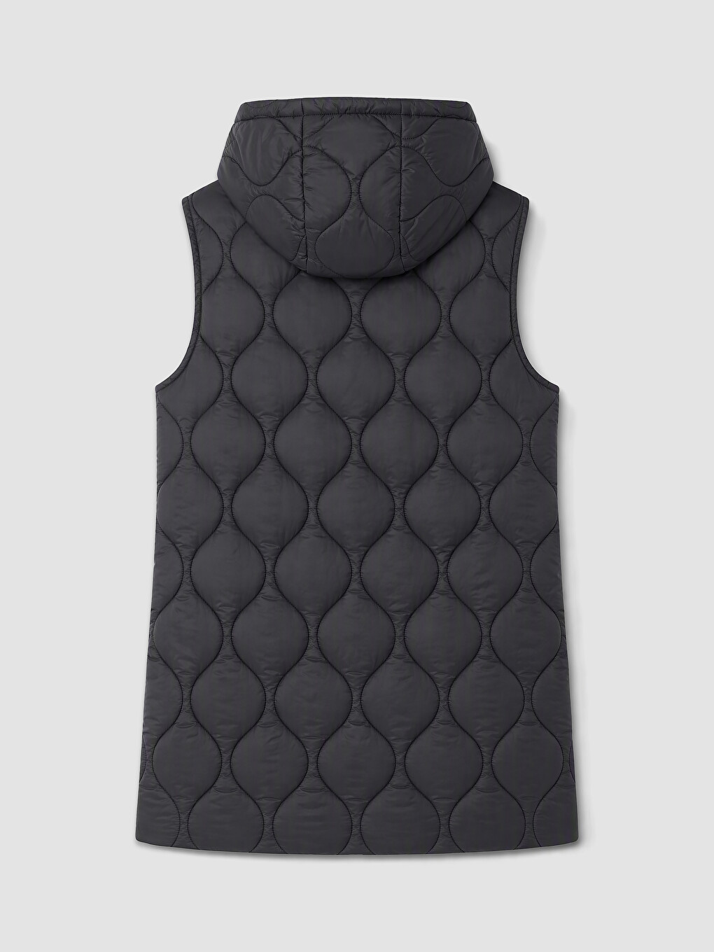 Hooded Quilted Women's Puffer Vest-5