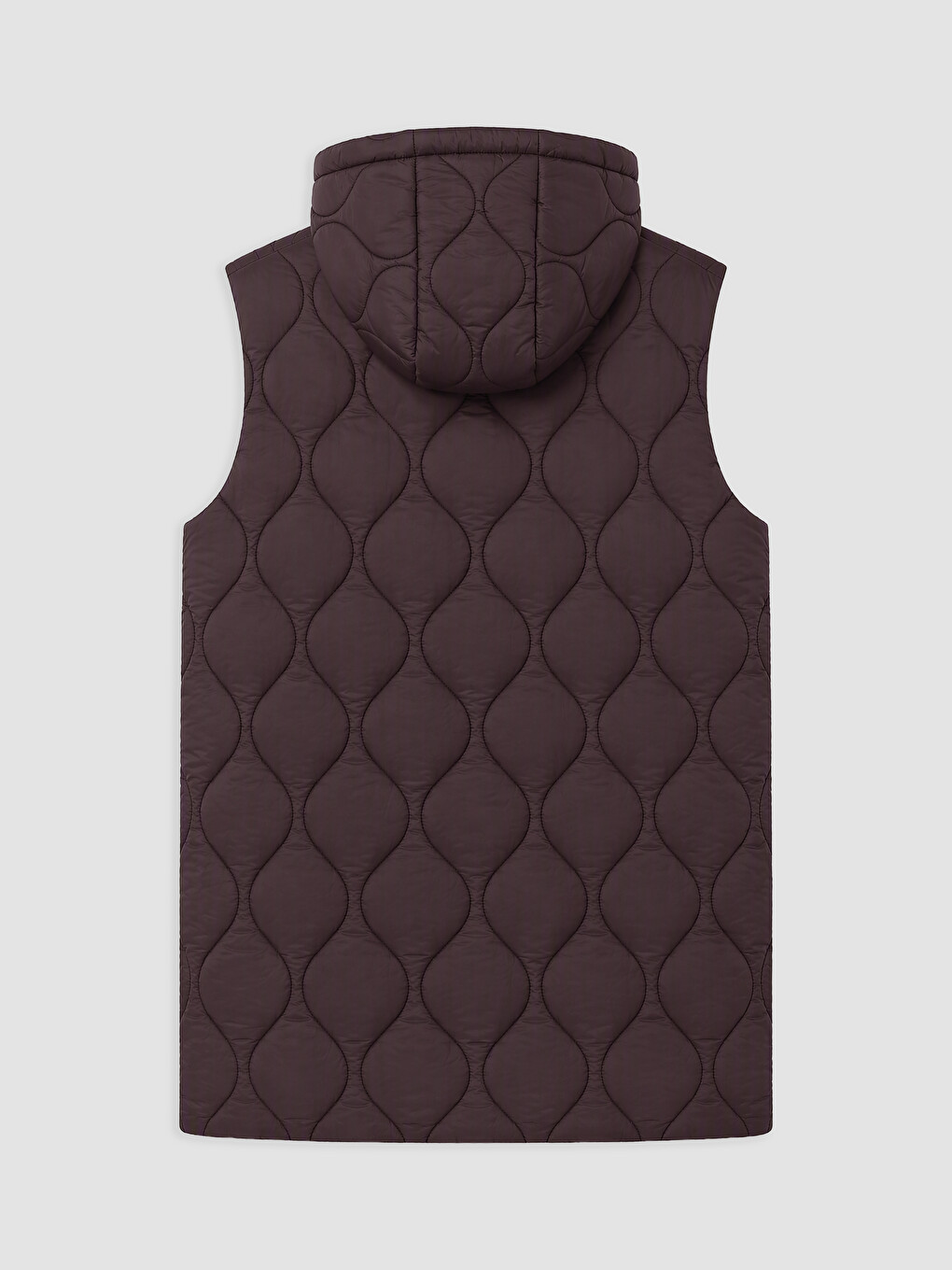 Hooded Quilted Women's Puffer Vest-1