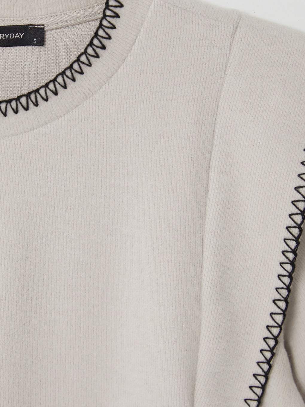 Woman Grey Sweatshirt Tunic-2