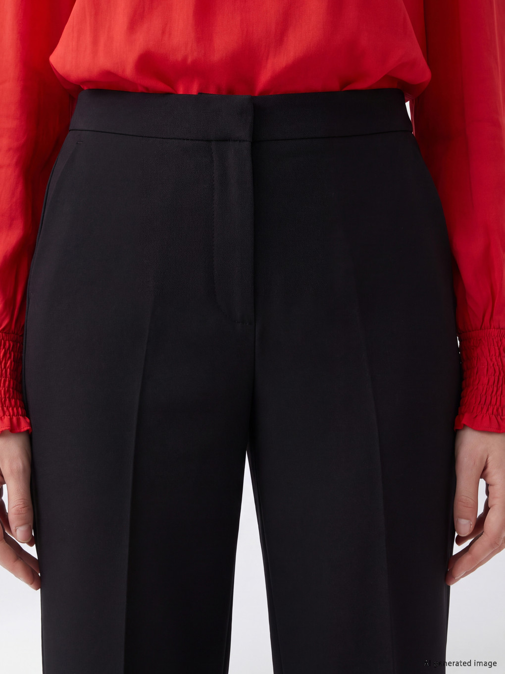 Slim Fit Women's Trousers-2