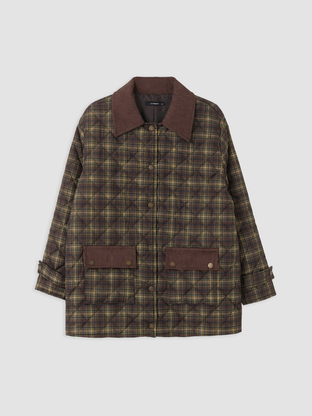 Woman Brown Coat-4