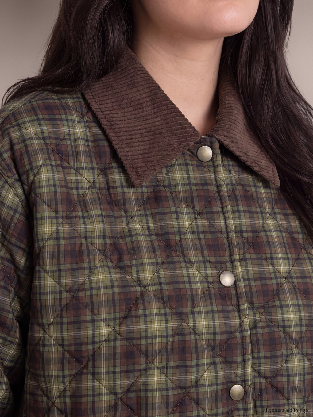 Woman Brown Coat-2