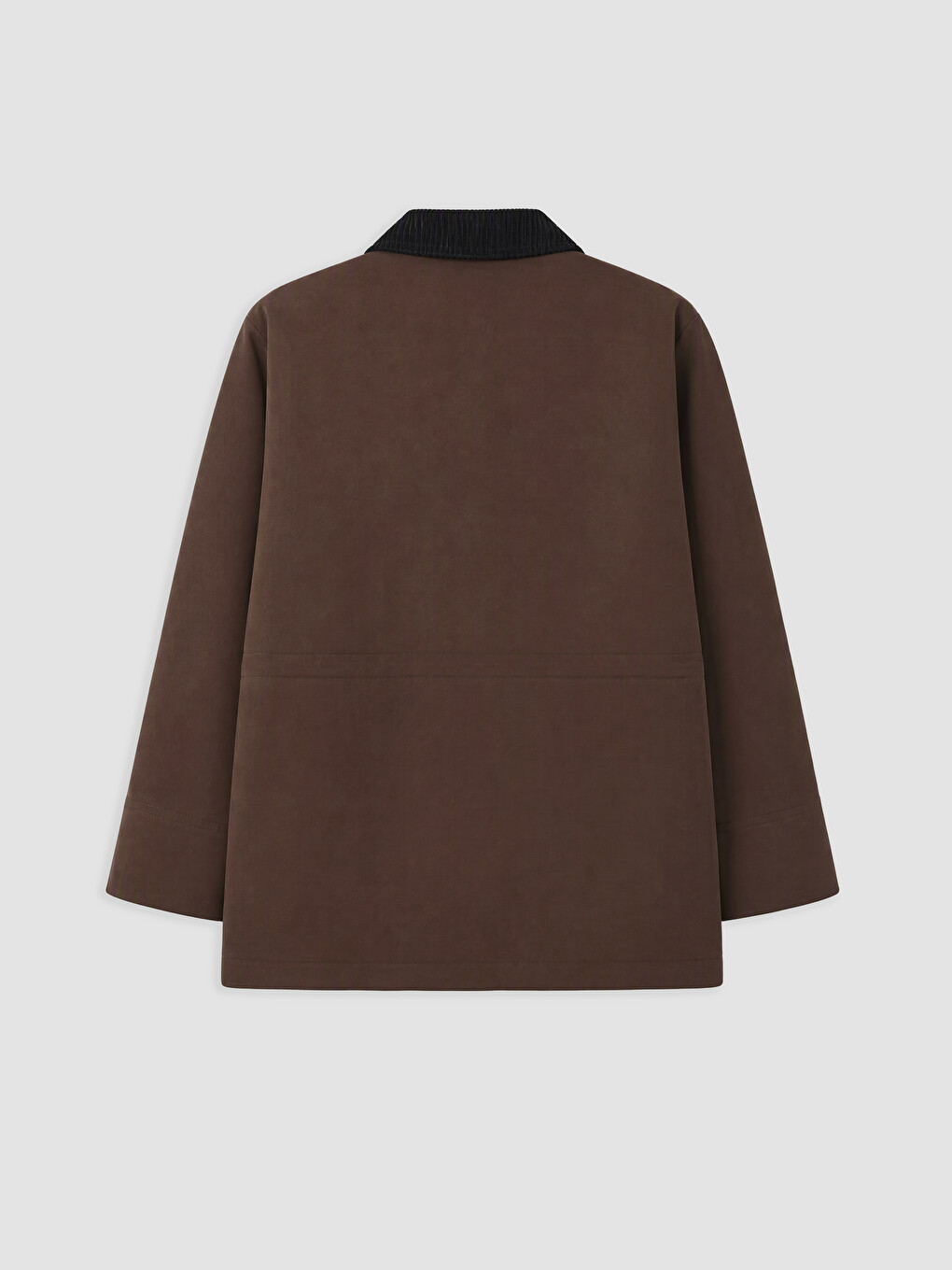 Plus Size Velvet Collar Women's Coat-3