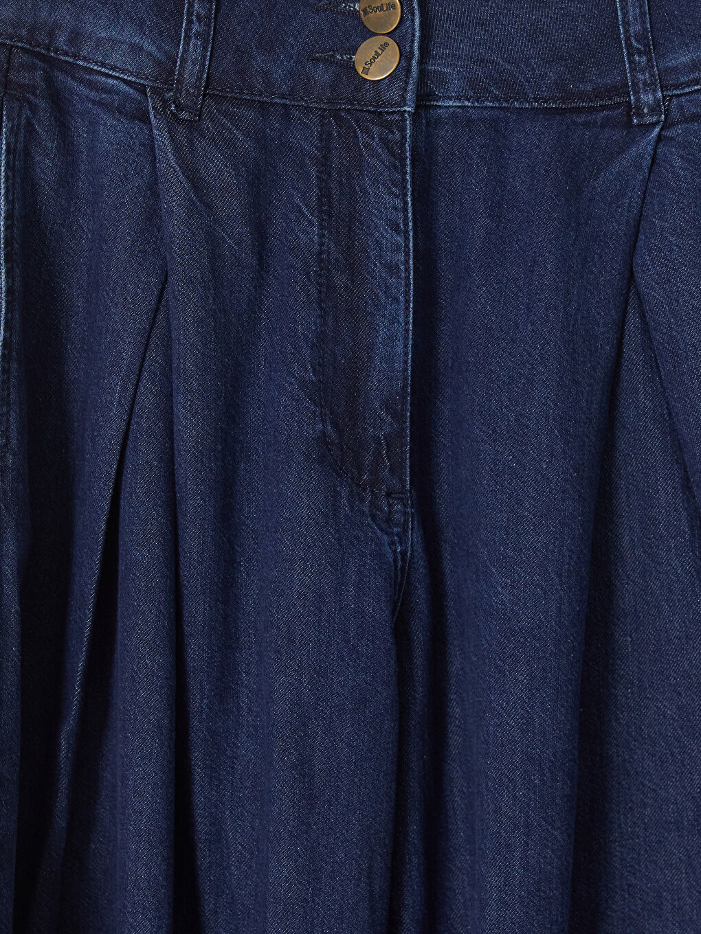 İndigo Cepli Wideleg Jean-3