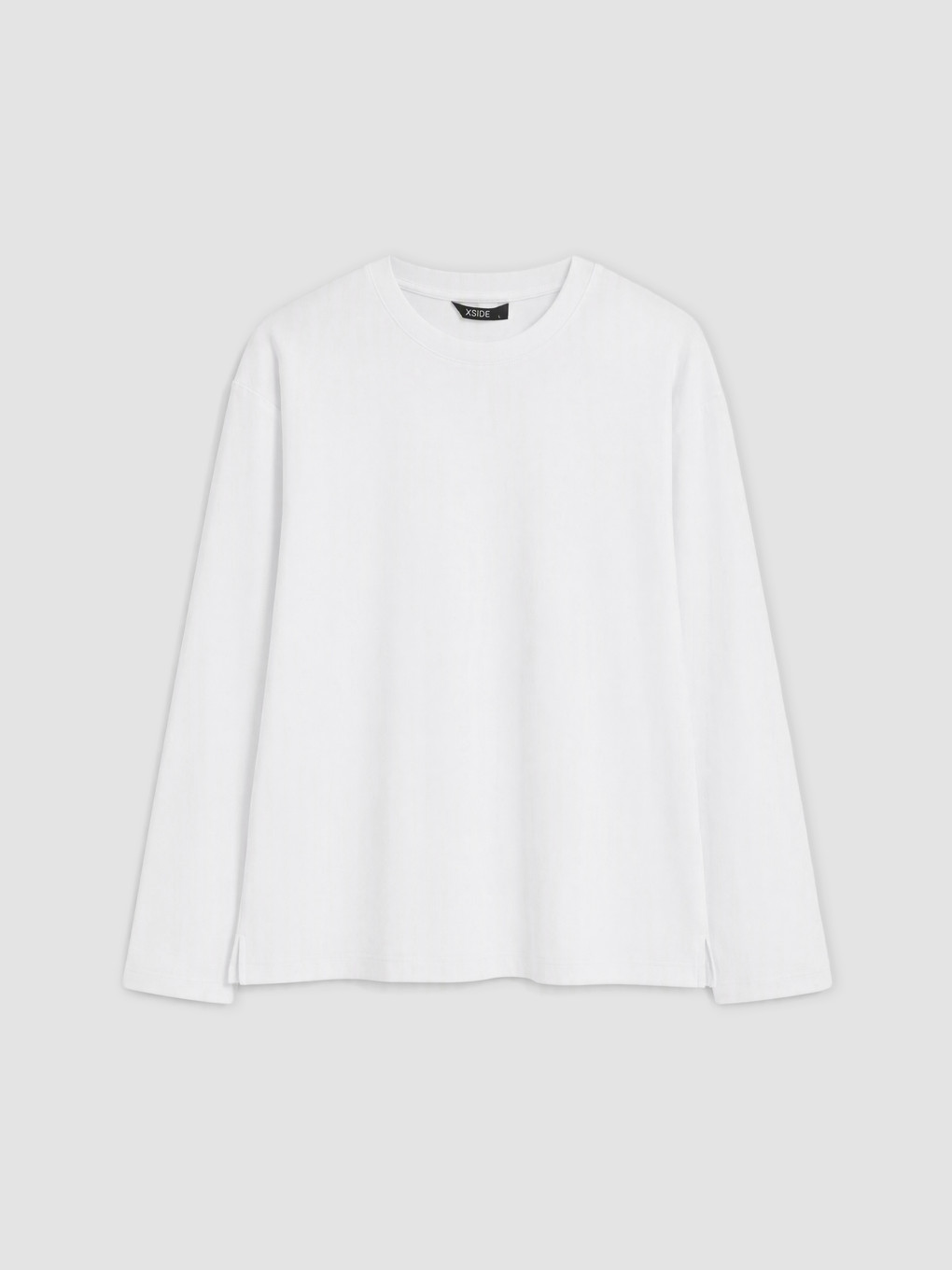 Langärmliges Herren-t-shirt Mit Rundhalsausschnitt-4