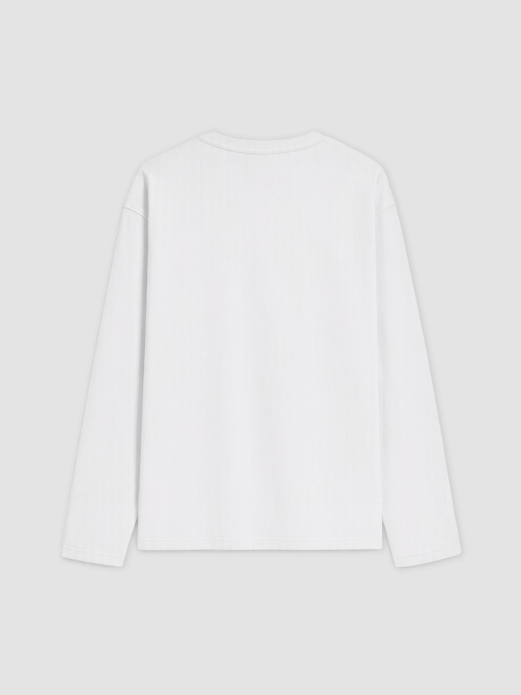 Langärmliges Herren-t-shirt Mit Rundhalsausschnitt-6