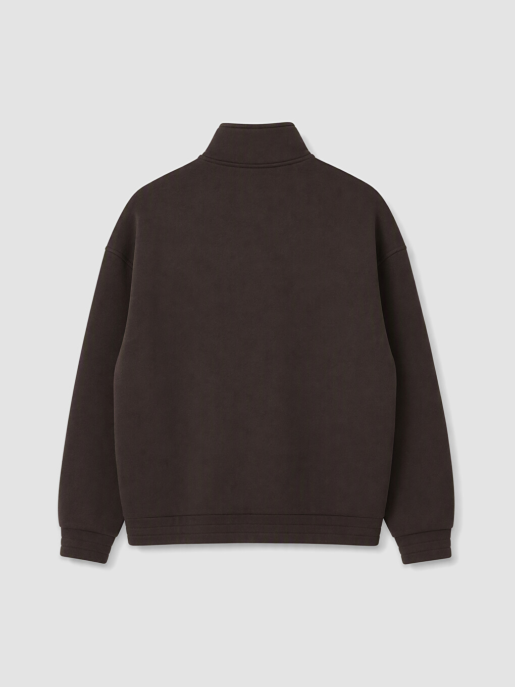 Mock Neck Men's Zip-up Sweatshirt-1