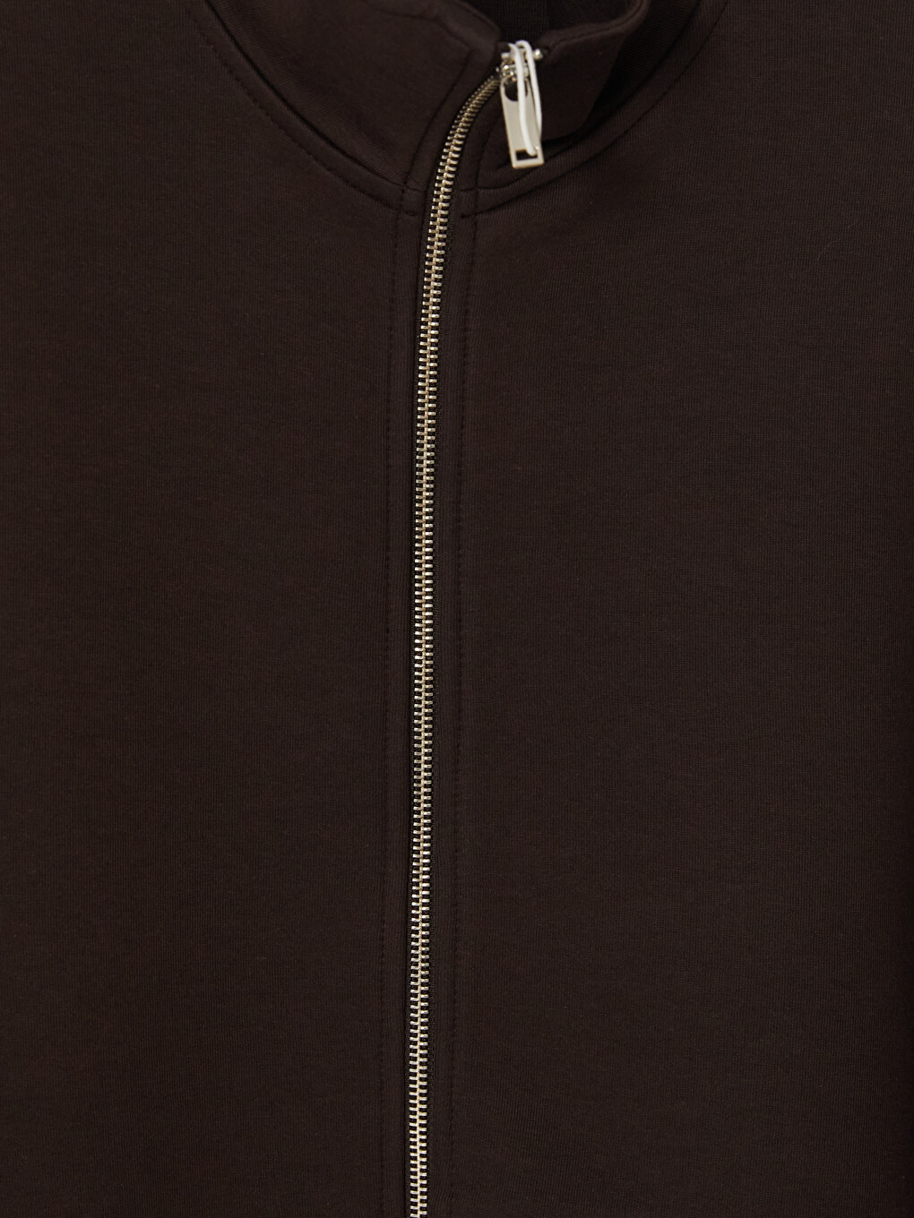 Mock Neck Men's Zip-up Sweatshirt-2